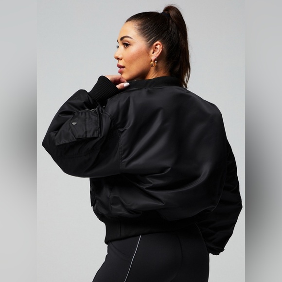 Fabletics Iconic Oversized Bomber Jacket - Picture 3 of 7